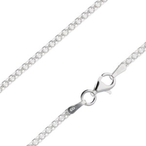 Łańcuszek srebro 925 Bismarc 50 cm 3 mm 3 g elegancki klasyczny