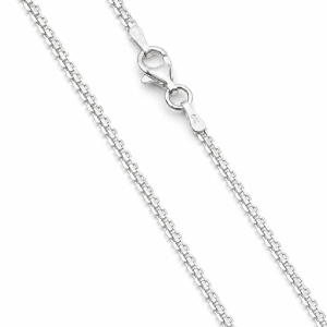 Łańcuszek srebro 925 Bismarc 50 cm 3 mm 3 g elegancki klasyczny