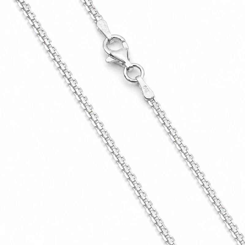Łańcuszek srebro 925 Bismarc 50 cm 3 mm 3 g elegancki klasyczny