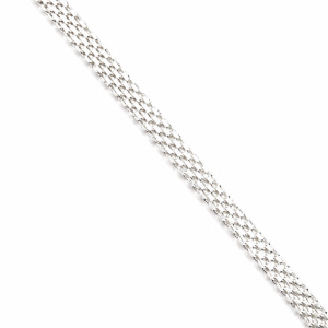 Bransoletka srebro 925 Bismarc szeroka 18 cm 4 mm elegancka