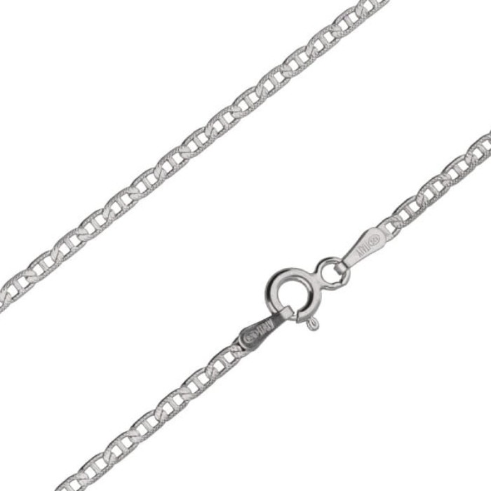 Łańcuszek srebro 925 Marina Gucci diamentowany 50 cm 2 mm 2,7 g elegancki