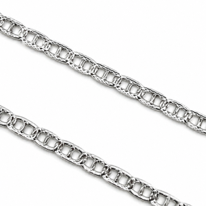Łańcuszek srebro 925 Marina Gucci diamentowany 50 cm 2 mm 2,7 g elegancki