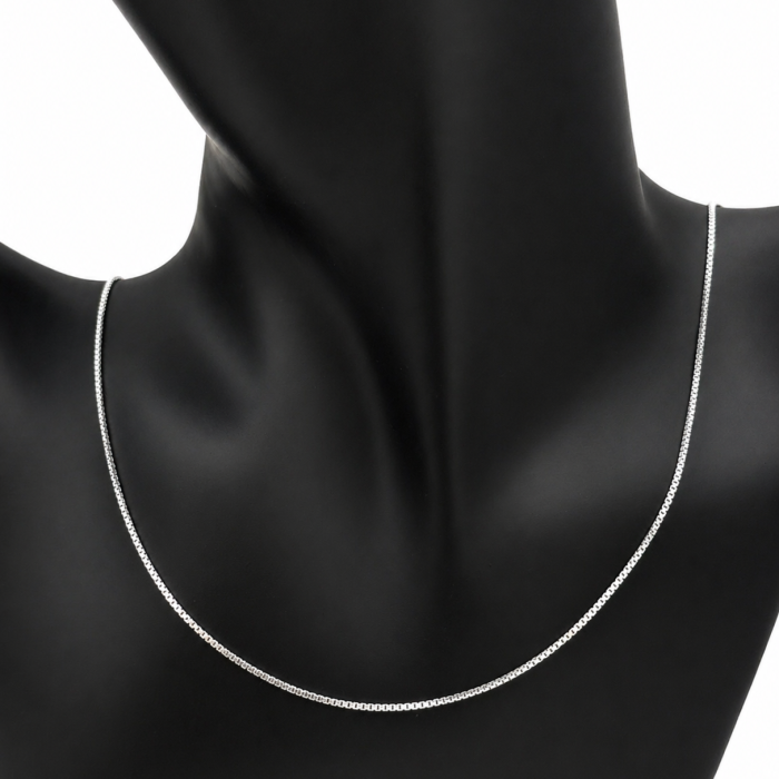 Łańcuszek srebro 925 kostka Veneciana 50 cm 2 mm 2,7 g elegancki