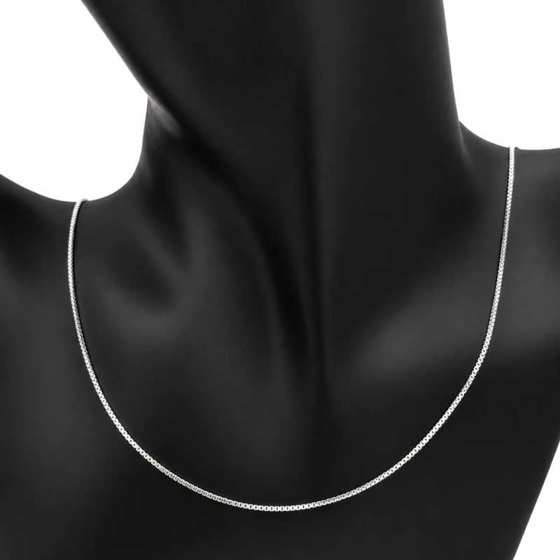 Łańcuszek srebro 925 kostka Veneciana 50 cm 2 mm 2,7 g elegancki