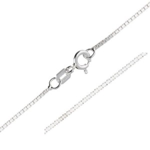 Łańcuszek srebro 925 kostka Veneciana 50 cm 2 mm 2,7 g elegancki