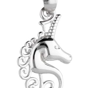 Srebrna zawieszka jednorożec 925 unicorn